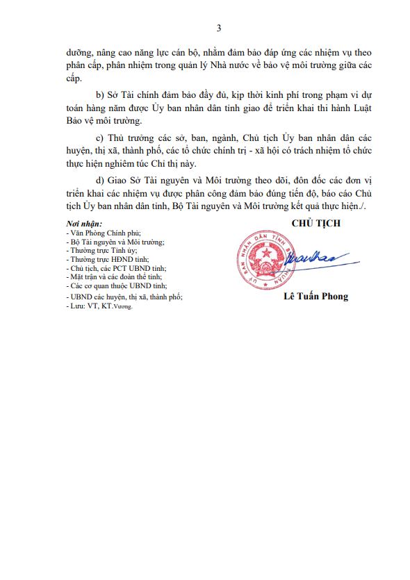 Triển khai thi hành Luật Bảo vệ môi trường số 72/2020/QH14