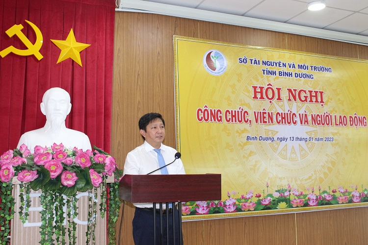 Ông Ngô Quang Sự - Giám đốc Sở - Phát biểu chỉ đạo