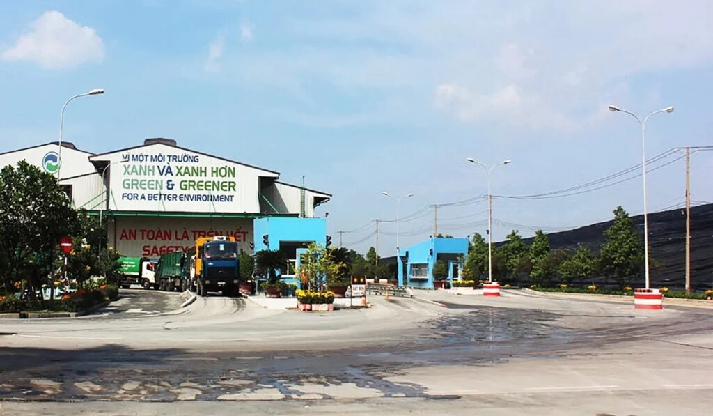 Một góc Khu liên hợp xử lý chất thải Đa Phước, TP.HCM. Ảnh: Tường Tú.
